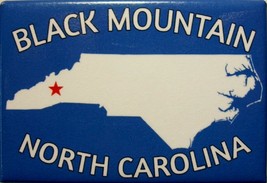 Black Mountain North Carolina Blue Fridge Magnet - £5.18 GBP