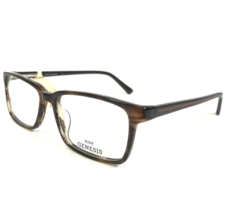 Altair Genesis Eyeglasses Frames G4042 200 BROWN HORN Rectangular 53-16-140 - £36.61 GBP