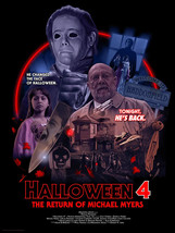 Halloween 45 4 The Return of Michael Myers Horror Movie Poster Print 18x24 Mondo - £64.25 GBP