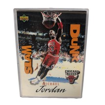 MIchael Jordan Slam Dunk 1997-98 Upper Deck Insert #SD22 Bulls - £19.35 GBP