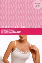 Débardeur À Épaule Fine Femme Coton FILAM Art. 2035 - $8.39