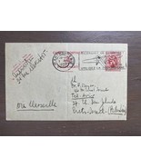 Alte Sammler Postkarte von Belgien nach Palästina 1936 - $13.77 CAD