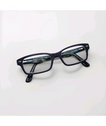 RayBan Youth Black Blue &amp; Clear Rectangular Kids Glasses RB1530 3587 48 ... - $32.96