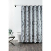 Croscill Echo Slate Gray 72 In X 72 In Shower Curtain 100% Polyester - £23.26 GBP
