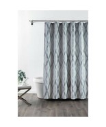 Croscill Echo Slate Gray 72 In X 72 In Shower Curtain 100% Polyester - £23.45 GBP