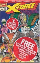X-Force Comic Book #1 Cable Card Marvel Comics 1991 Near Mint New Unread Sealed - £4.76 GBP