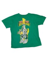 Power Rangers Super Legends dragonzord  Green T-shirt Sz L Y2k - £5.93 GBP