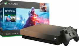 Xbox One X 1Tb Console – Gold Rush Special Edition Battlefield V Bundle - £302.71 GBP