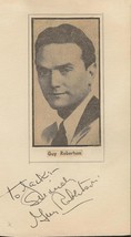 Guy Robertson Signed 3x6 Index Card - $49.49