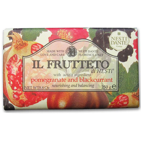 Nesti Dante IL Frutteto The Fruit Garden Pomegranate & Black Currant Soap 8.8oz - $14.00