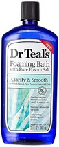 Dr Teal&#39;s Foaming Bath with Pure Epsom Salt, Clarify &amp; Smooth with Witch... - £28.76 GBP