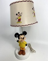 Vintage Mickey Mouse Disney Table Bedroom Lamp  - £39.11 GBP