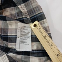 Carhartt 101294 078 Relaxed Fit Men's Cotton Gray & Blue Plaid Shirt Sz 3XL Tall image 8