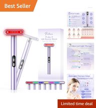 7-Color LED Light Therapy Wand for Face and Neck – Professional Skincare... - $49.45