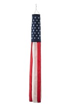 American US Flag Windsock - Stars &amp; Stripes USA Patriotic Decorations - £14.19 GBP