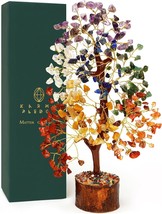 Crystal Tree of Life 7 Chakra Healing Crystal Trees for Home Office Deco... - $62.85