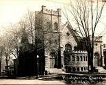 RPPC Presbyterian Church Hillsdale Michigan MI  Unused Postcard T19 - $32.62