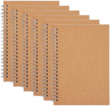 EOOUT 6 Pack Spiral Notebook College Ruled Notebook 100 Pages/ 50 Sheets - $22.01