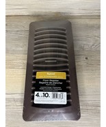 Brown 4&quot; X 10&quot; Plastic Furnace Heat Floor Register Imperial Mfg RG1293 - £7.50 GBP