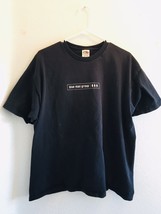 Vintage Blue Man Group T-shirt Mens XL Black  Spelled Out Fruit of the Loom Tag - £14.90 GBP