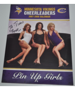 2007-2008 Minnesota Vikings Cheerleader Calendar &quot;Pin Up Girls&quot; - Autogr... - £45.74 GBP