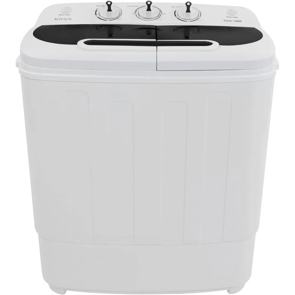 15LBS Portable Washing Machine, Electric Twin Tub Washer with Washer(9lb... - $184.27