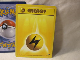 2000 Pokemon Card #130/132: Energy - Lightning , Gym Heroes - £2.36 GBP