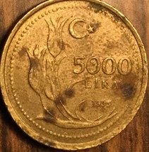 1995 Turkey 5000 Lira Coin - £1.18 GBP