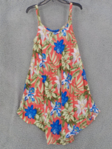 Hibiscus Collection Tinas Creation Dress Sz M Sleeveless Berry Flower Hawaii Nwt - £15.73 GBP
