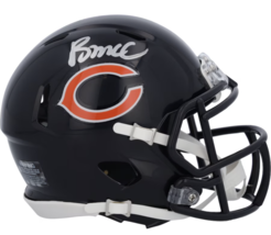 Rome Odunze Autographed Chicago Bears Mini Speed Helmet Fanatics - $139.00