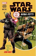 Star Wars Marvel Comic Cover Poster Print Boba Fett Bounty Hunter Solo  - £5.97 GBP
