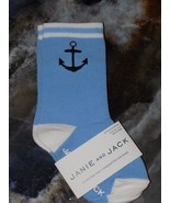 Janie and Jack Light Blue Anchor Socks 12-24 Months Boy&#39;s NEW - €5,49 EUR