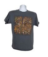 Realtree Xtra Men's T Shirt Medium Gray Camouflage Deer Antlers Short Sl... - $20.23