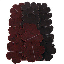 Reptile Textured Vinyl Die Cut Flowers - £3.12 GBP