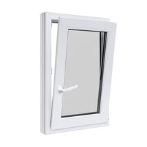 Tilt &amp; Turn Basement Egress Window - 30"W x 42"H Right Inswing Double Pa... - $658.00