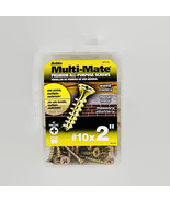 Multi-Mate 21714 #10 2-Inch All-Purpose Phillips Flat-Head Screws 90-Pack - $47.99