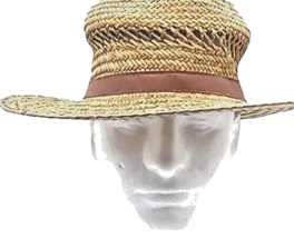 Vintage Dorfman Pacific Hat Size Small Hand Made Natural Fibre Beach Golf - £10.77 GBP