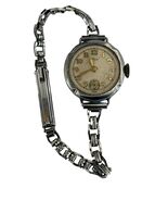 Vintage Yale Ladies Wristwatch Art Deco Swiss Sentinel Band Untested - $81.00