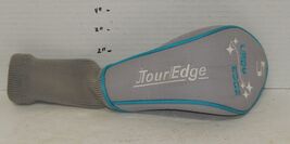 Tour Edge Lady Edge 5 Fairway Wood Headcover Gray Blue Golf Club Head Cover - $9.85