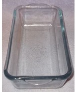 Vintage Fire King Glass Sapphire Blue Philbe Deep Loaf Baking Pan - $9.95