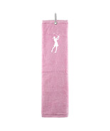 NEW 2024 Surprizeshop Lady Golfer Embroidered Terry Cotton Tri Fold Golf... - €15,04 EUR