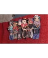 Hand Woven Ceremonial Sash w/ 6 Hand Woven Dolls Folk Art SA  - $9.95