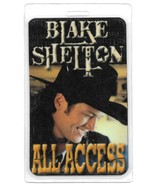 BLAKE SHELTON Early 2000s Concert Tour ALL ACCESS Laminated Backstage Pass - $39.59