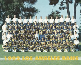 1992 LOS ANGELES RAMS 8X10 TEAM PHOTO FOOTBALL NFL PICTURE LA - £3.93 GBP