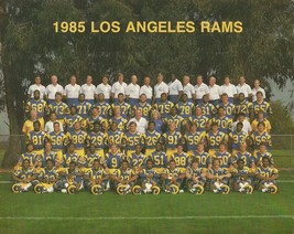 1985 LOS ANGELES RAMS 8X10 TEAM PHOTO FOOTBALL NFL PICTURE LA - $4.94