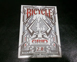 Bicycle Grid 2.0 Red Limited Edition Glows Under Ultraviolet Light - $17.81