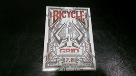 Bicycle Grid 2.0 Red Limited Edition Glows Under Ultraviolet Light - £14.23 GBP