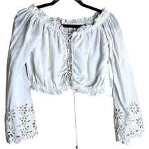 NWT Winston White Style #WT29222 Capri Floral Eyelet Crop Top Sold @ Revolve SOL - £45.23 GBP