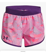 New Girls Under Armour Lightweight Fly By Shorts  Color Size M - $16.83