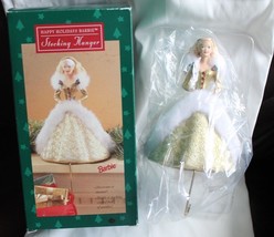 Happy Holidays Barbie Stocking Hanger - New in Box - Christmas Hallmark Mattel  - $13.10